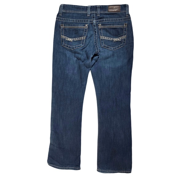 BKE Denim Payton Dark Wash Jeans Women's Size 28 Short Bootcut 29 inseam - Picture 9 of 14